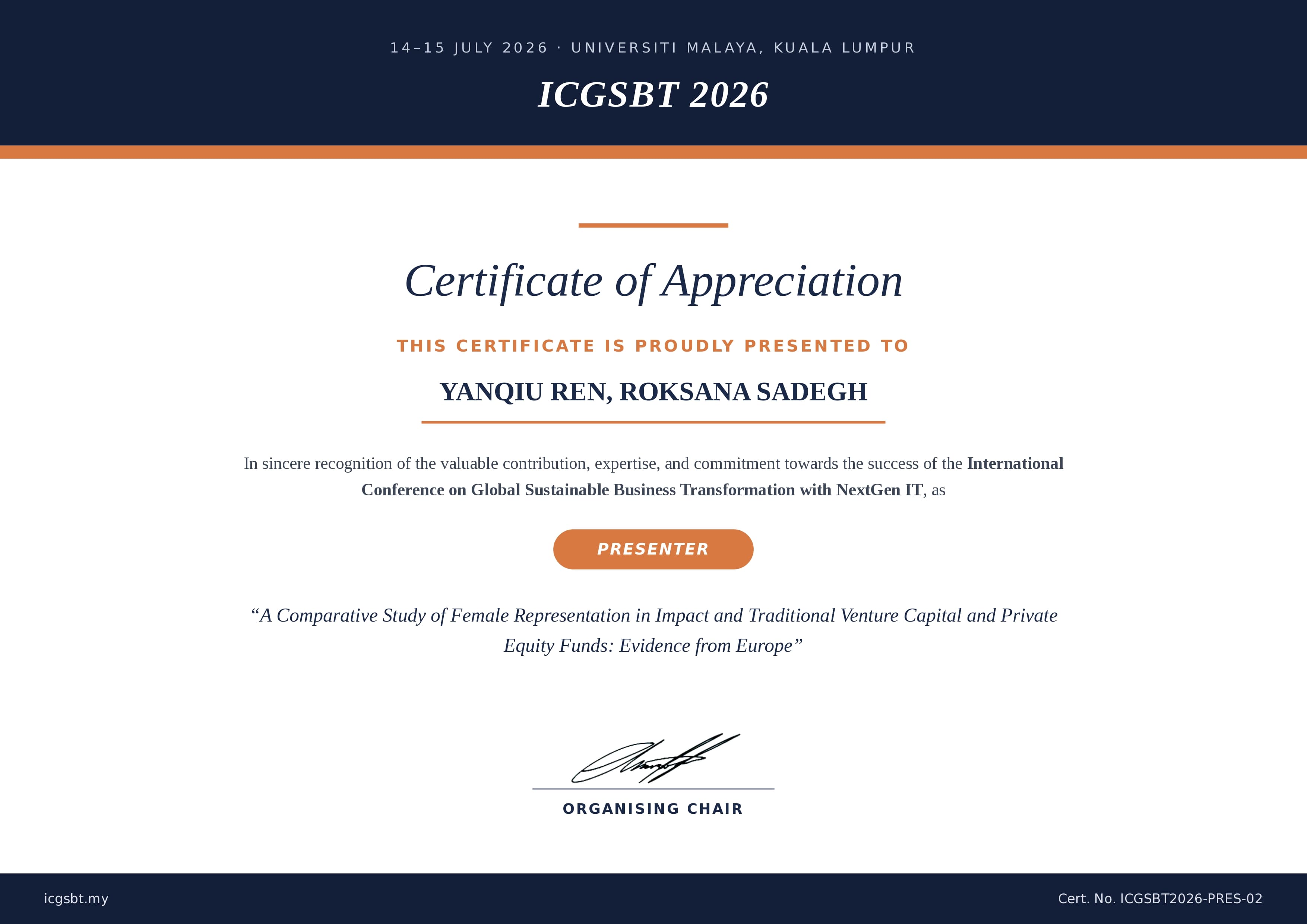 Certificate 2