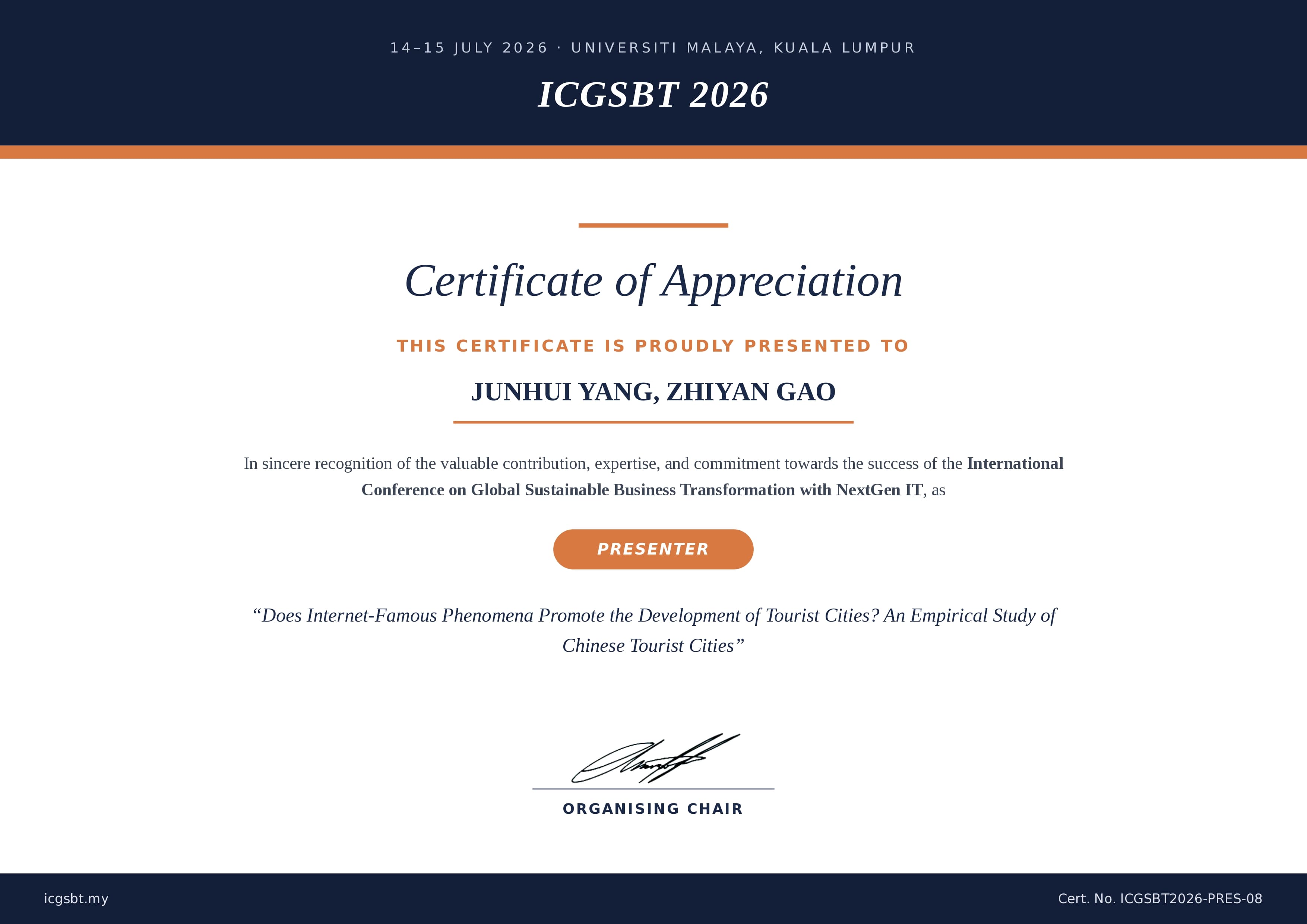 Certificate 8