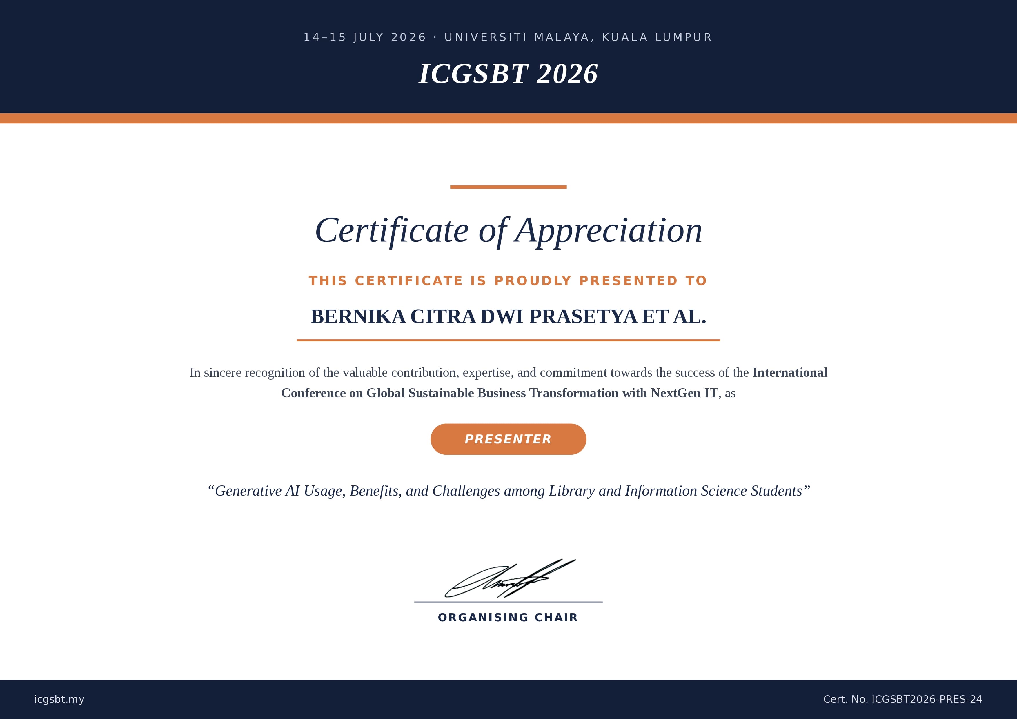 Certificate 24