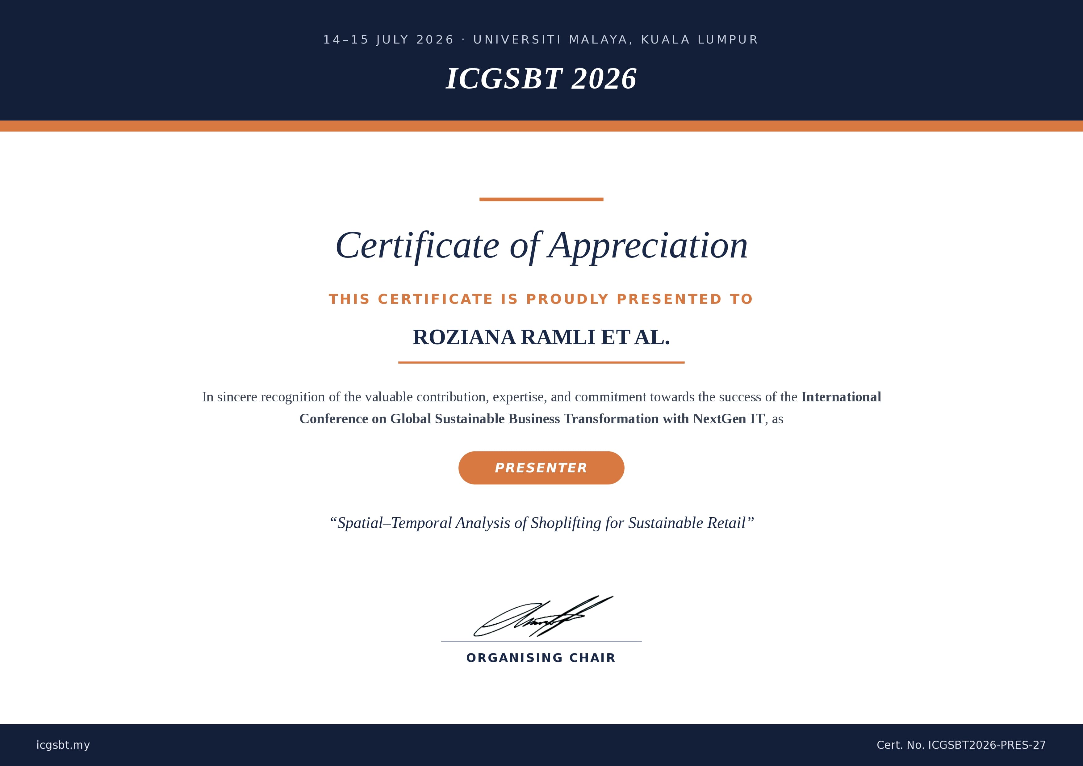 Certificate 27